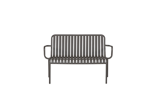 Docent Net_Dorsent Net Double Arm Bench_Charcoal